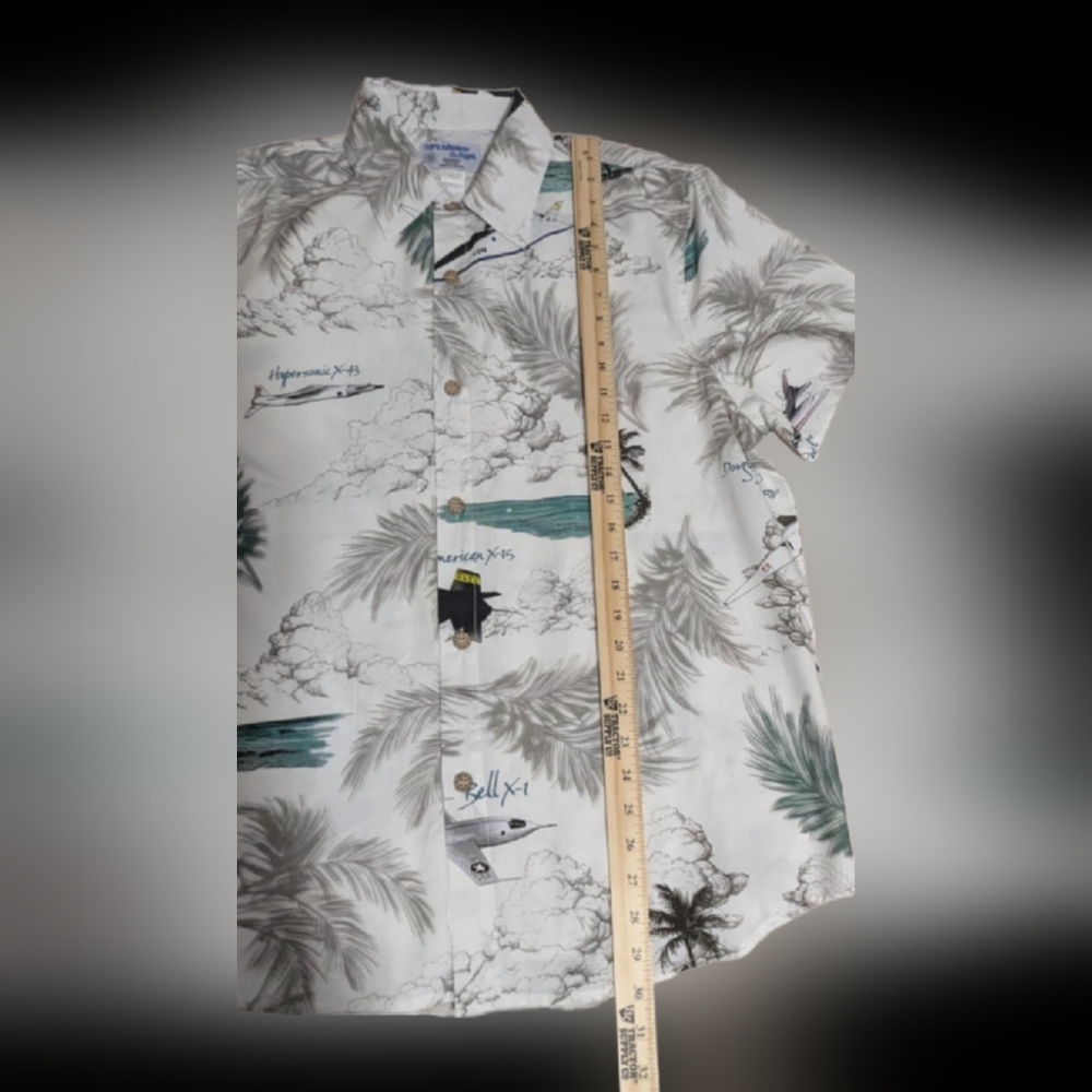 Cape Kennedy Clothing X-Planes Hawaiian Shirt.Testing Tomorrow's Aerospace L-2 - Picture 5 of 16